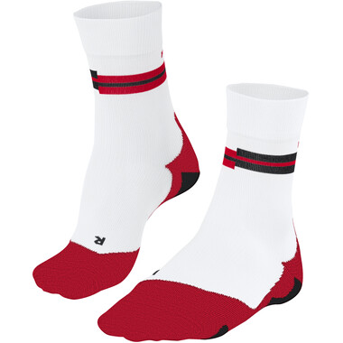 Socken FALKE RU5 RUNNING Weiß/Rot 0